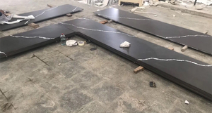 Factory Making Black Quartz Stone For Flooring Tile Wall Tiles